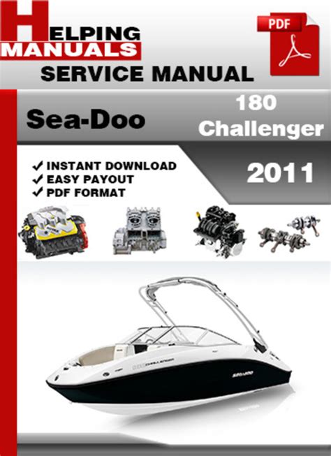 Sea Doo 180 Challenger 2010 2011 Factory Service Repair Manual Download Pdf