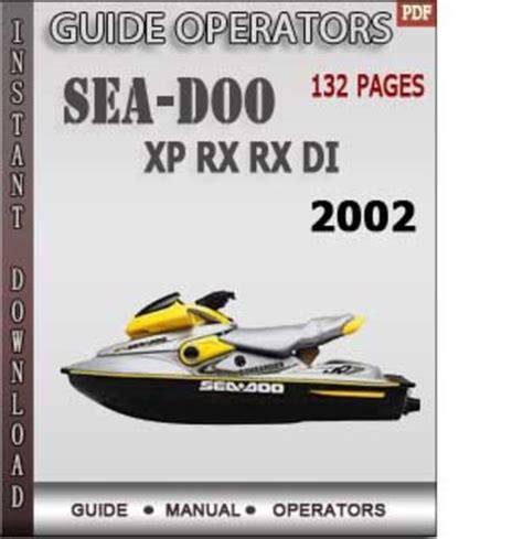 Sea Doo Rx Rx Di 2002 Factory Service Repair Manual Download Pdf