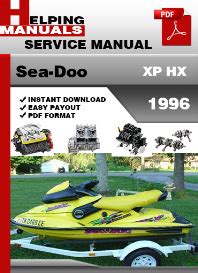 Sea Doo Xp Hx 1996 Factory Service Repair Manual Download Pdf