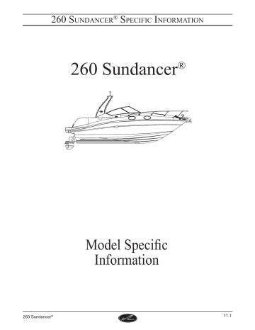 Sea Ray 260 Sundancer Owners Manual Filetype