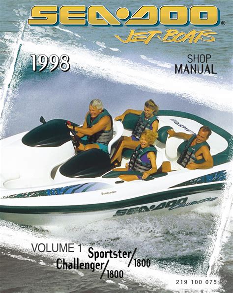 Seadoo Jet Boat Sportster 1800 Service Repair Workshop Manual 1998