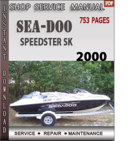 Seadoo Speedster 2000 Shop Service Repair Manual Download