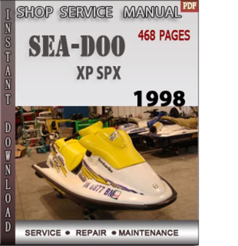 Seadoo Xp Spx 1998 Shop Service Repair Manual Download