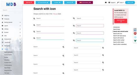 Search Page Template
