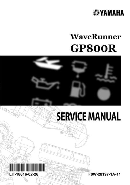 Searchable 01 05 Factory Yamaha Gp800 R Series Repair Manual
