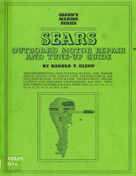 Sears Outboard Engine 3 5hp 75hp Full Service Repair Manual 1960 Onwards