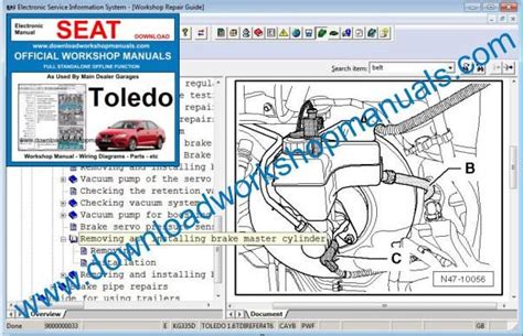 Seat Toledo 11 93 03 99 Engine Service Manual