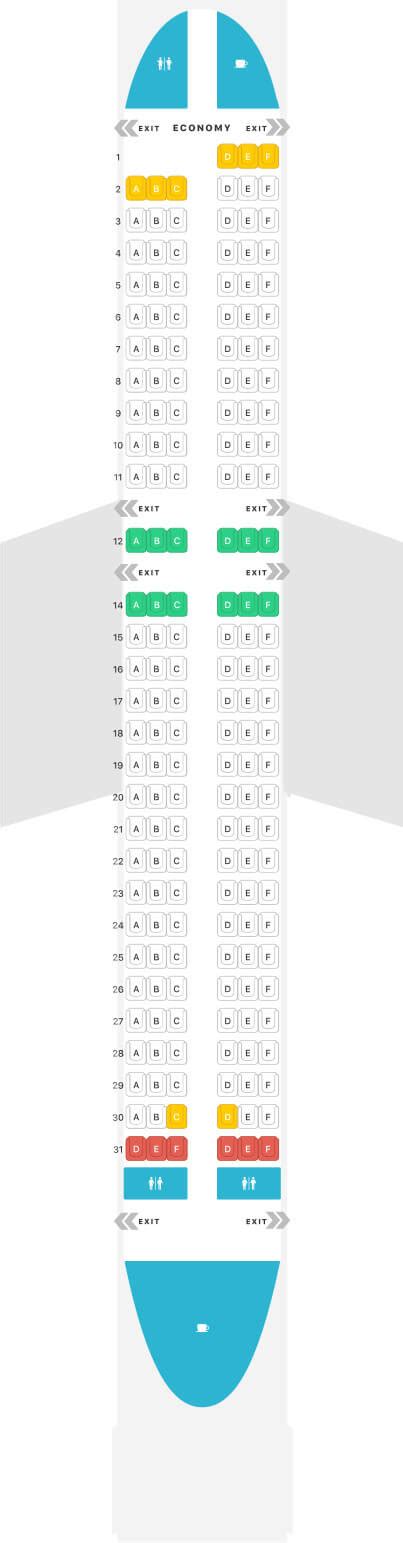 Seating Chart Allegiant Airlines