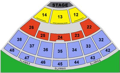 Seating Chart Blossom Music Center