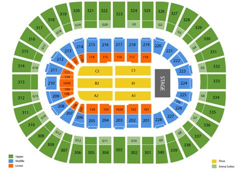 Seating Chart For Nassau Coliseum