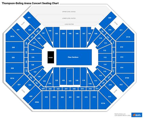 Seating Chart For Thompson Boling Arena