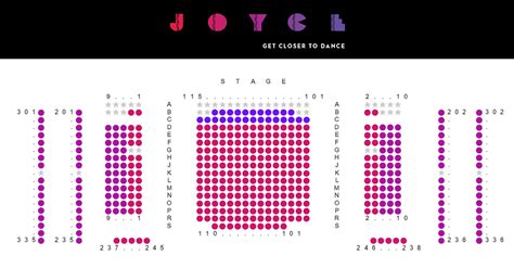 Seating Chart Joyce Theater