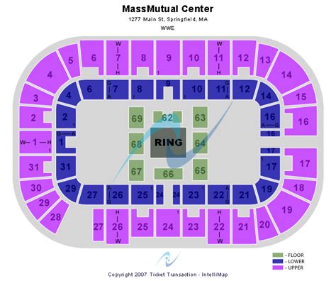 Seating Chart Massmutual Center Springfield Ma