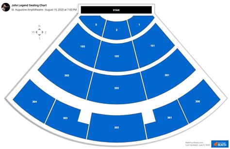 Seating Chart St Augustine Amphitheatre