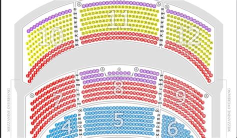 Seating Chart Venetian Theater