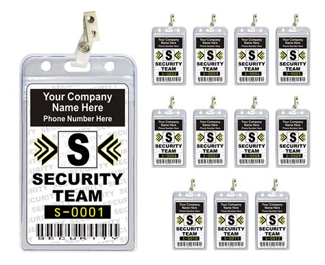 Security Badge Template
