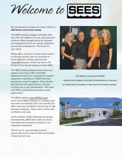 Sees Elevator Catalog