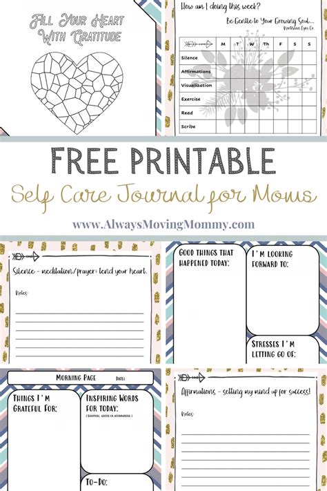 Self Care Journal Template