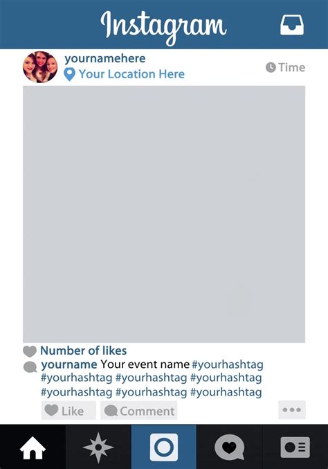 Selfie Frame Template