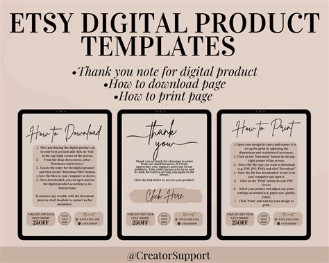 Selling Templates On Etsy
