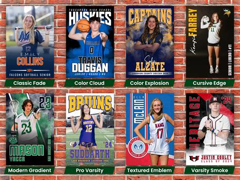 Senior Sports Banner Templates