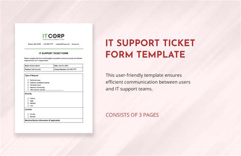 Service Desk Ticket Template