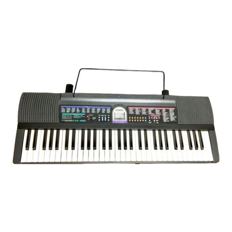 Service Manual Casio Ctk 485 Electronic Keyboard