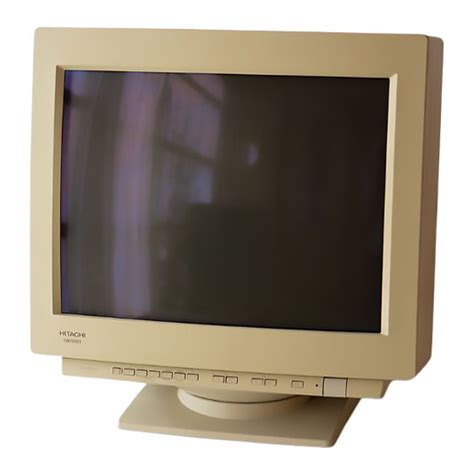 Service Manual Hitachi Cm751 High Resolution Color Display Monitor