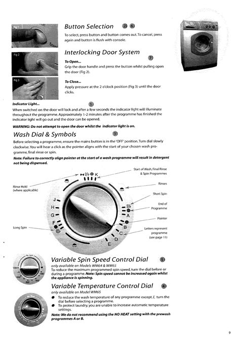 Service Manual Hotpoint 9514 Washing Machine