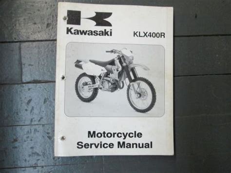 Service Manual Kawasaki Klx 400r