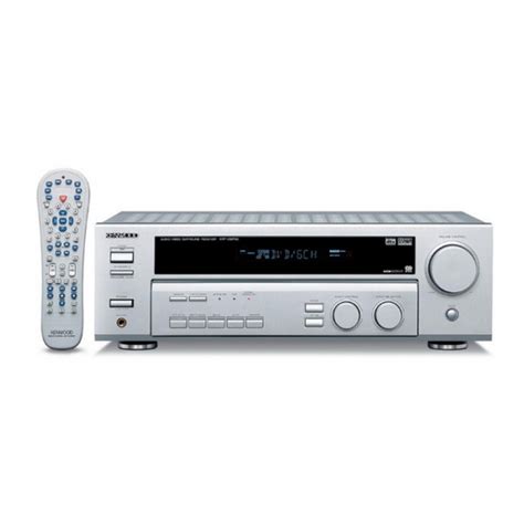 Service Manual Kenwood Krf V6070d V6070d S Audio Video Surround Receiver