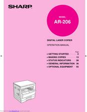 Service Manual Sharp Ar 206 Digital Copier