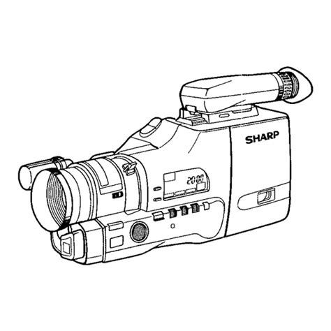 Service Manual Sharp Vl C750s H X Camcorder