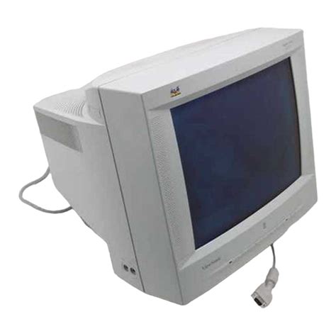 Service Manual Viewsonic Ga771 Vcdts21368 1 Monitor