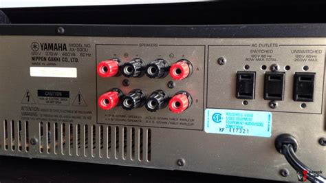 Service Manual Yamaha Ax 500 Ax 500u Stereo Integrated Amplifier
