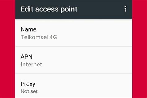 Setting Internet Manual Telkomsel Di Hp