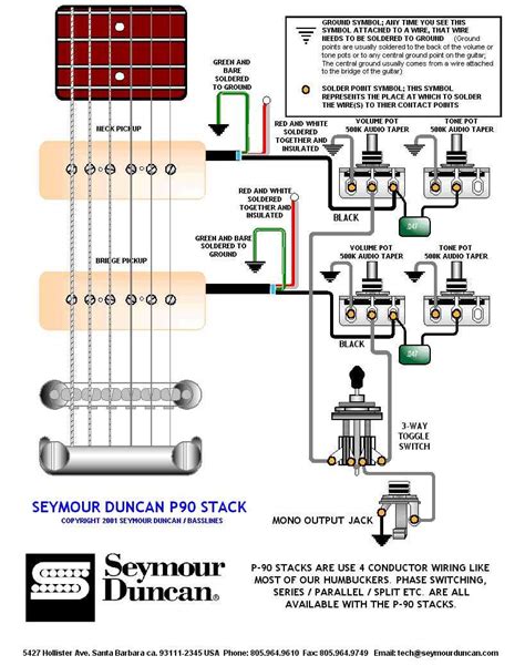 Seymour Duncan P90 Wiring Diagram