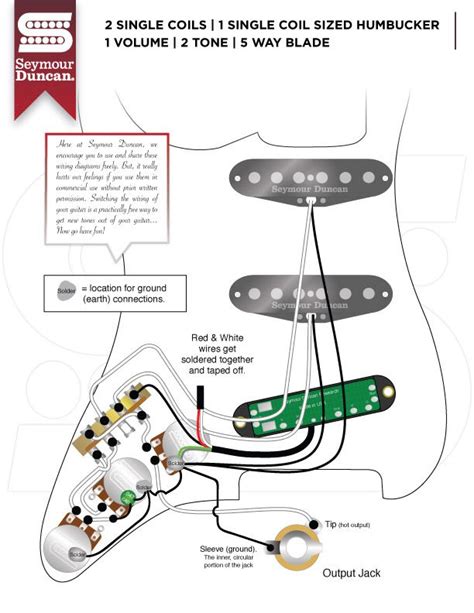 Seymour Duncan Stratocaster Wiring Diagrams