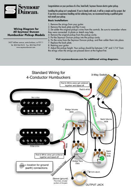 Seymour Duncan Wiring Diagram Active