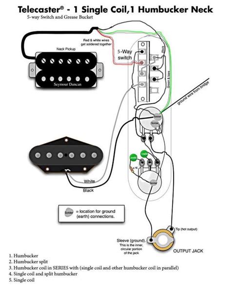 Sh Telecaster Wiring Diagram