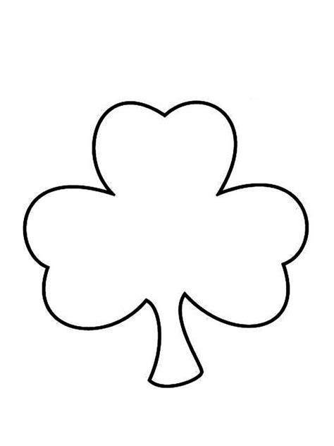 Shamrock Coloring Page Free Printable