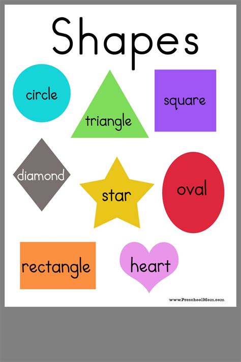 Shapes Printables For Preschool