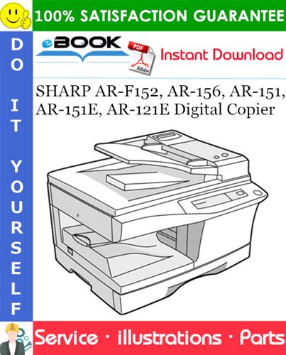 Sharp Ar 121e Digital Copier Repair Manual