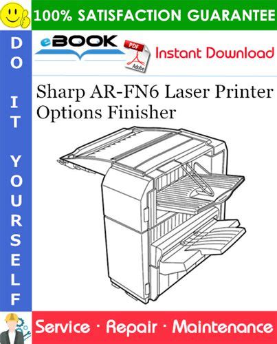 Sharp Ar Fn6 Laser Printer Options Finisher Service Repair Manual