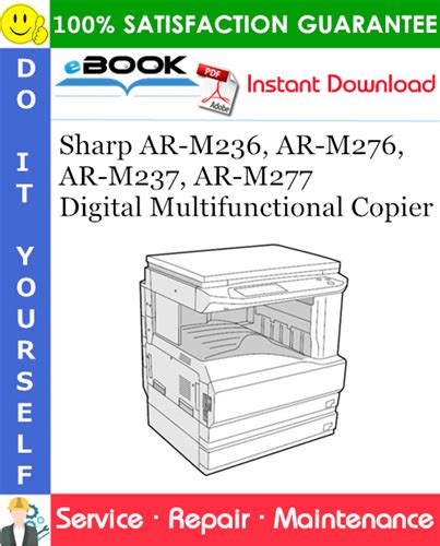 Sharp Ar M236 M237 M276 M277 Digital Multifunctional System Service Manual