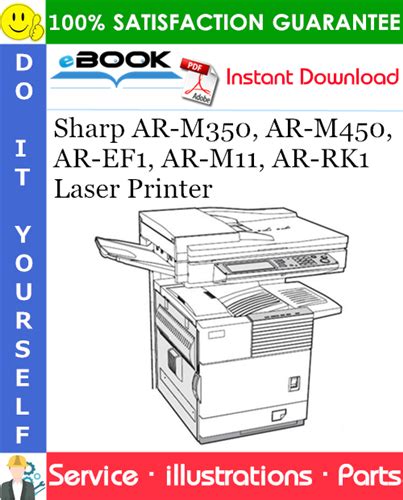 Sharp Ar M350 Ar M450 Laser Printer Service Repair Manual