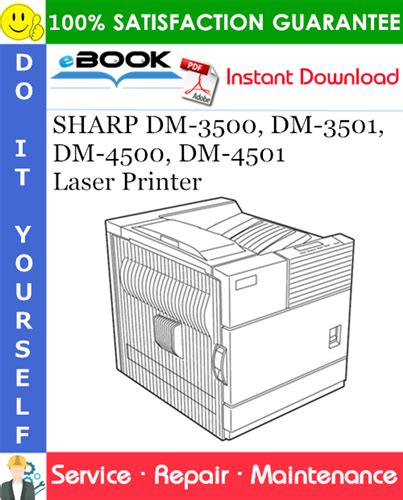 Sharp Dm 3500 Dm 3501 Dm 4500 Dm 4501 Laser Printer Service Repair Manual