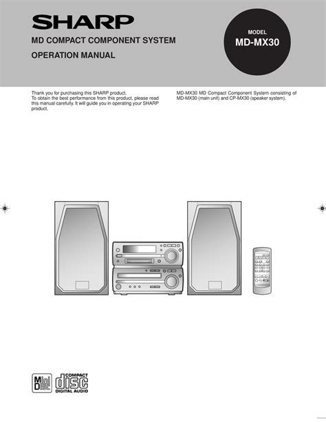 Sharp Md Mx30 Md Mx30w Service Manual