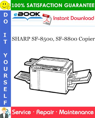 Sharp Sf 8500 Sf 8800 Copier Service Manual