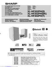 Sharp Xl Hf202ph Hi Fi Component System Service Manual